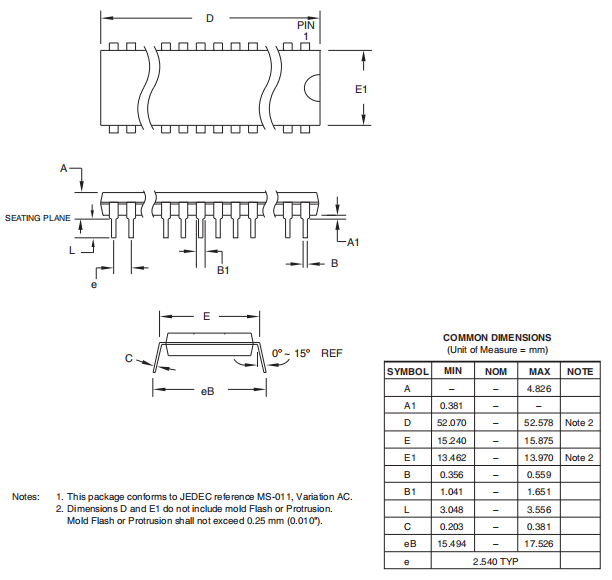 AT89S52-24PU Package