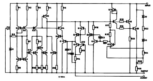 LM317T Schematic Diagram