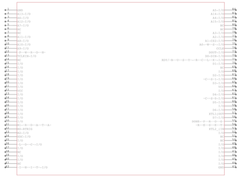 XC3042-100PC84C Symbol