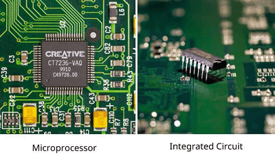 Microprocessor vs Integrated Circuit